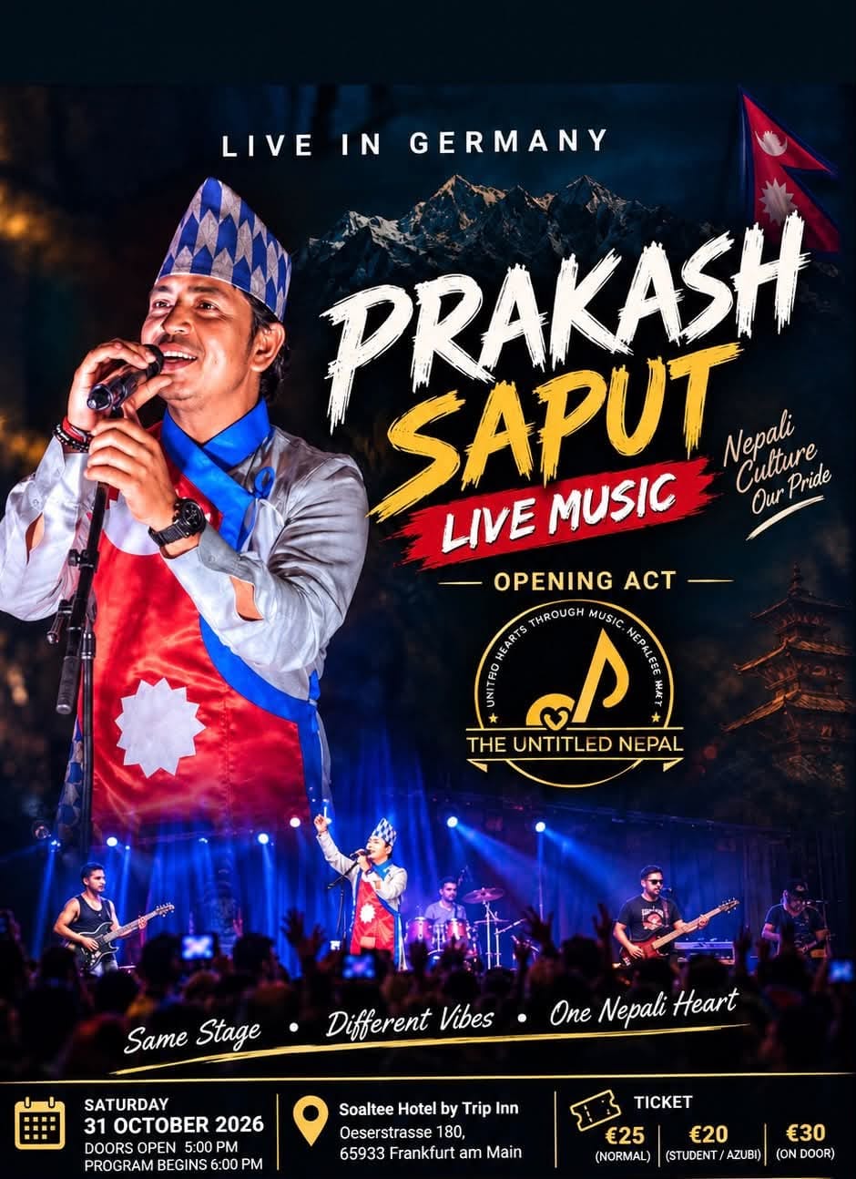 Prakash Saput Live in Frankfurt – Tihar Night 2026 photo 3