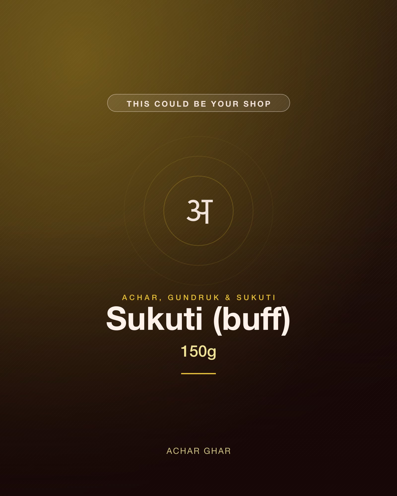 Sukuti (buff) · 150g — Achar Ghar