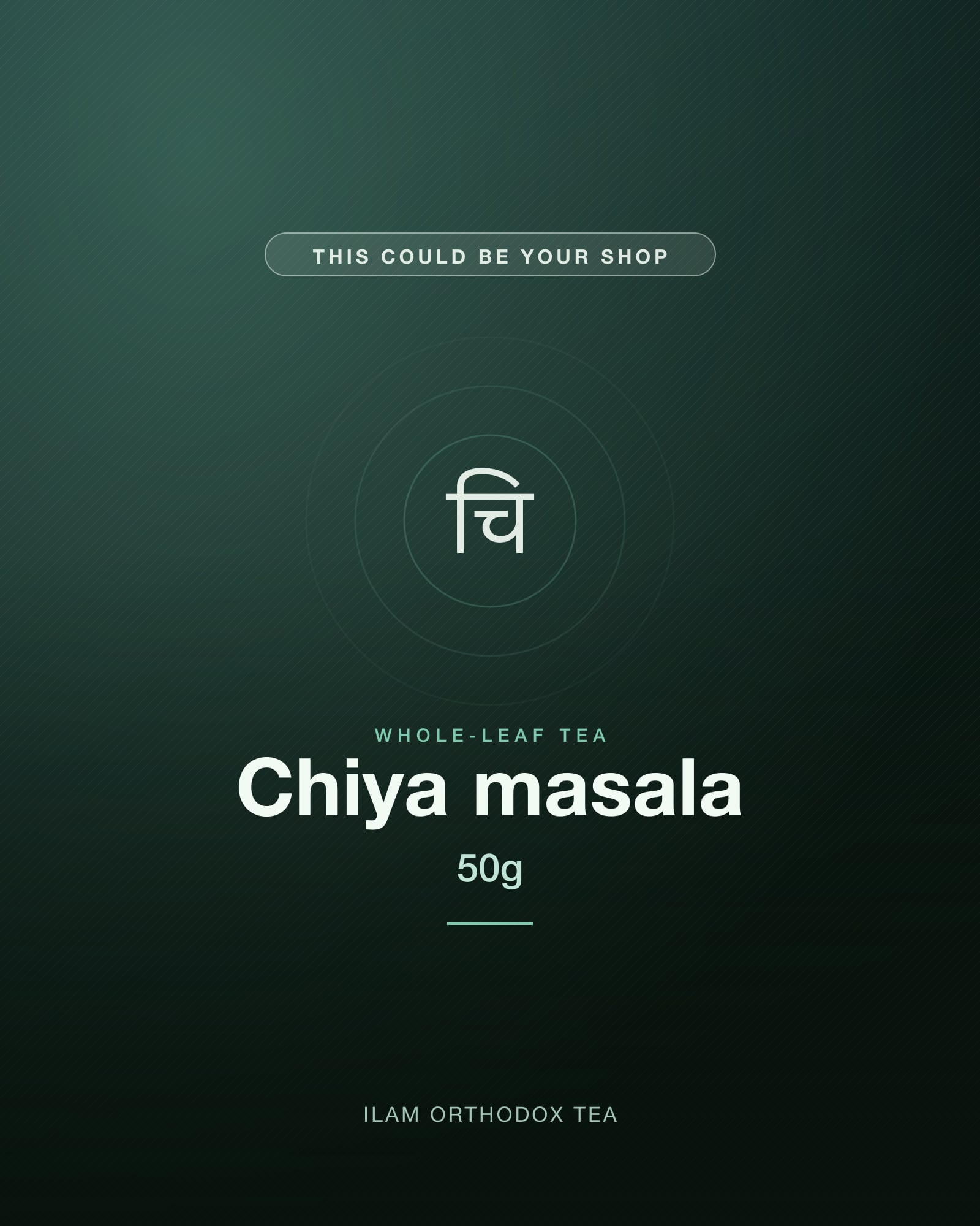Chiya masala · 50g — Ilam Orthodox Tea